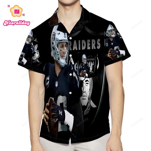 Las Vegas Raiders Tom Brady 12 3D All Over Print Summer Beach Hawaiian Shirt With Pocket