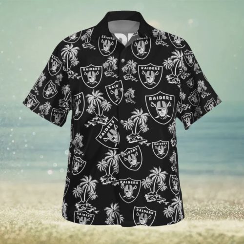 Las Vegas Raiders Tropical 3D Hawaiian Shirt