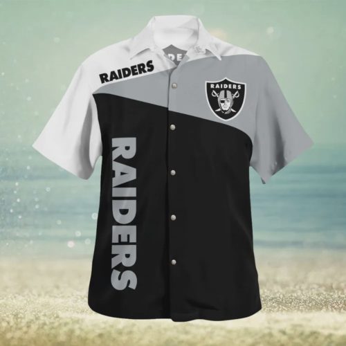 Las Vegas Raiders Vintage 3D Hawaiian Shirt
