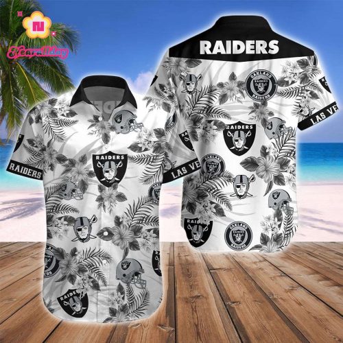 Las Vegas RaidersNFL Floral Hawaii Shirt Gift