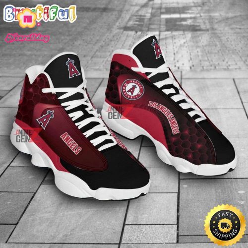 Los Angeles Angels Air Jordan 13 Sneaker Custom For Fans  Unisex Shoes Gift