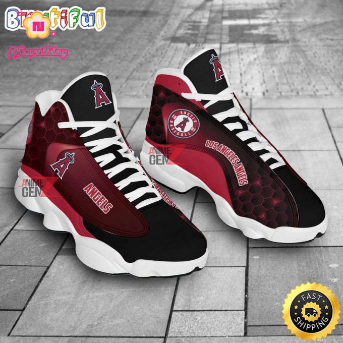 Los Angeles Angels Air Jordan 13 Sneaker Custom For Fans  Unisex Shoes Gift