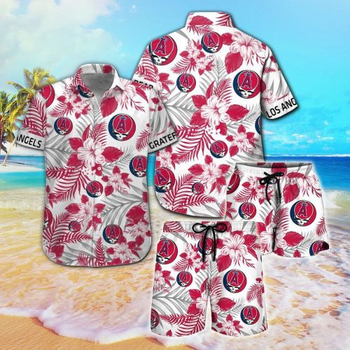 Los Angeles Angels & Grateful Dead Hawaiian Shirt – Official MLB Merchandise