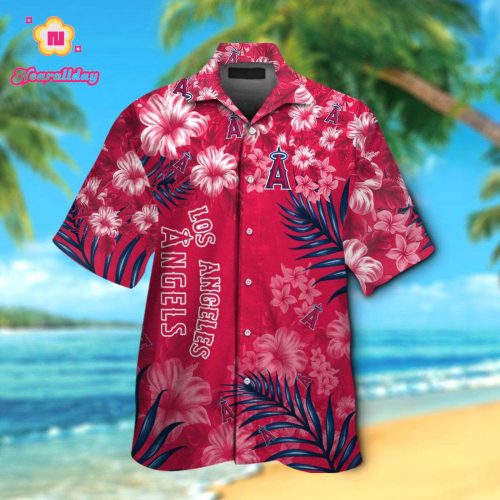 Los Angeles Angels Hawaiian Shirt #4: Official MLB Merchandise for Fans