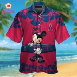Los Angeles Angels & Minnie Mouse Hawaiian Shirt – Official MLB Disney Collaboration