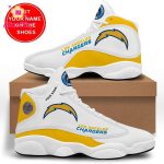 Los Angeles Chargers Air Jordan 13 Sneaker Custom For Fans Gift