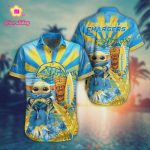 Los Angeles Chargers Baby Yoda Hawaiian Shirt