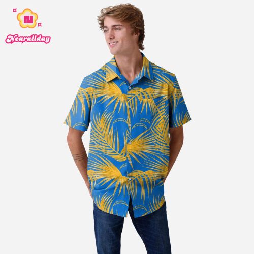 Los Angeles Chargers Hawaiian Button Up Shirt