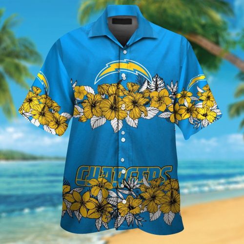 Los Angeles Chargers Hawaiian Shirt Gift for Men Women #18
