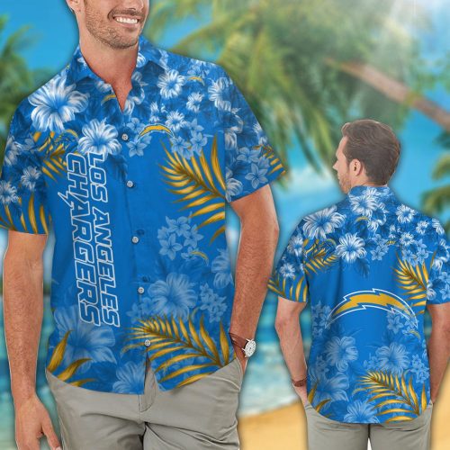 Los Angeles Chargers Hawaiian Shirt Gift for Men Women #21