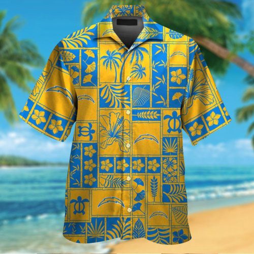 Los Angeles Chargers Hawaiian Shirt Gift for Men Women #26
