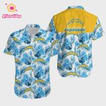 Los Angeles Chargers Hibiscus Flowers Hawaiian Shirt V1