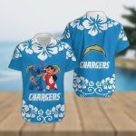 Los Angeles Chargers Lilo And Stitch Hawaiian Shirt