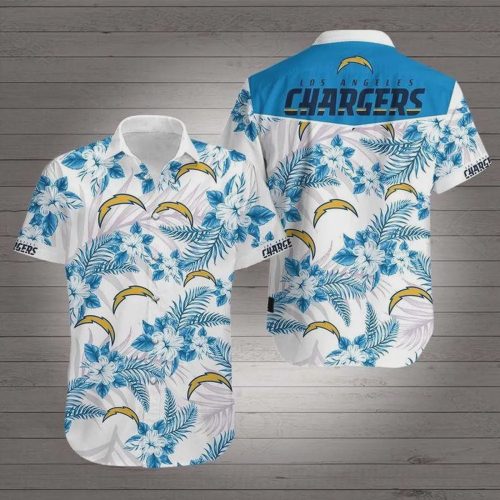 Los Angeles Chargers Summer Aloha Hawaiian Shirt