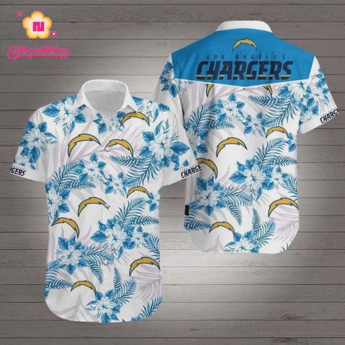 Los Angeles Chargers Summer Aloha Hawaiian Shirt