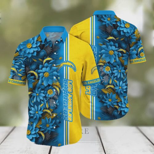 Los Angeles Chargers Summertime Aloha Hawaiian Shirt