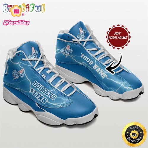 Los Angeles Dodgers Air Jordan 13 Sneaker Custom For Fans  Unisex Shoes Gift