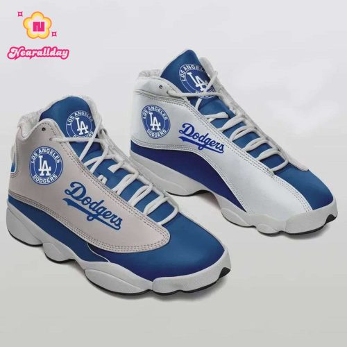Los Angeles Dodgers Air Jordan 13 Sneaker Custom For Fans  Unisex Shoes Gift