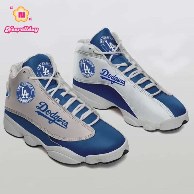 Los Angeles Dodgers Air Jordan 13 Sneaker Custom For Fans  Unisex Shoes Gift