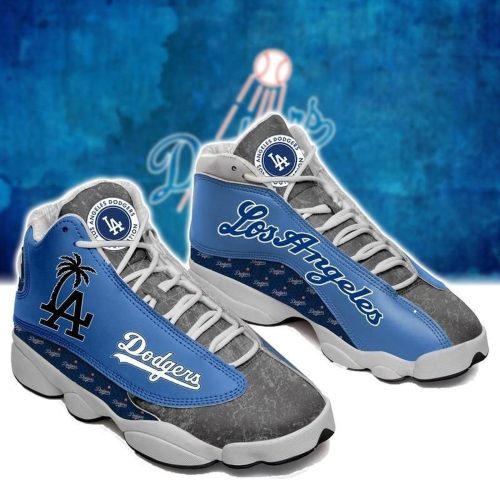 Los Angeles Dodgers Air Jordan 13 Sneaker Custom For Fans  Unisex Shoes Gift