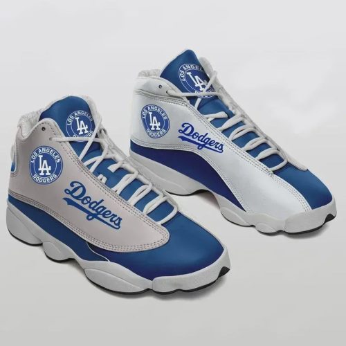 Los Angeles Dodgers Air Jordan 13 Sneaker Custom For Fans  Unisex Shoes Gift