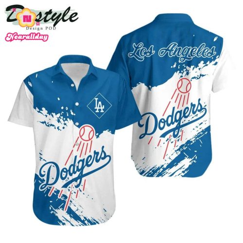 Los Angeles Dodgers Baseball Hawaiian Shirt - Official MLB Merchandise
