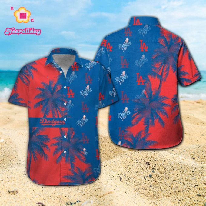 Los Angeles Dodgers Hawaiian Shirt #2 – Official MLB Merchandise