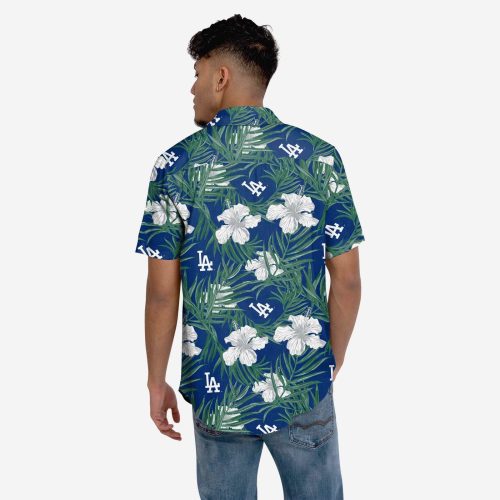Los Angeles Dodgers Hibiscus Button Up Shirt – Official MLB Merchandise