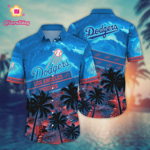 Los Angeles Dodgers MLB Hawaiian Flower Shirt - Officially Licensed Gear