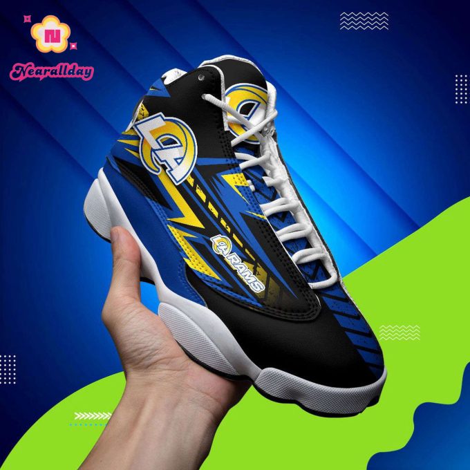 Los Angeles Rams Air Jordan 13 Sneaker Custom For Fans Gift