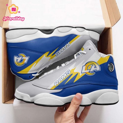 Los Angeles Rams Air Jordan 13 Sneaker Custom For Fans Gift