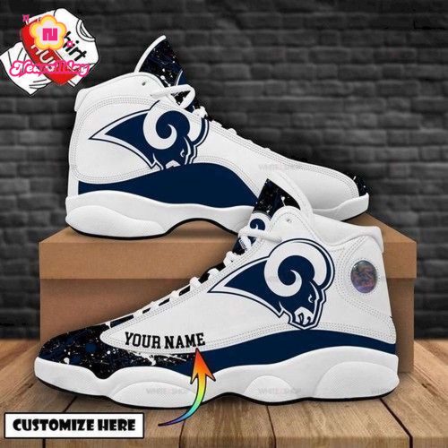 Los Angeles Rams Air Jordan 13 Sneaker Custom For Fans Gift