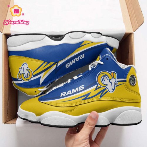 Los Angeles Rams Air Jordan 13 Sneaker Custom For Fans Gift