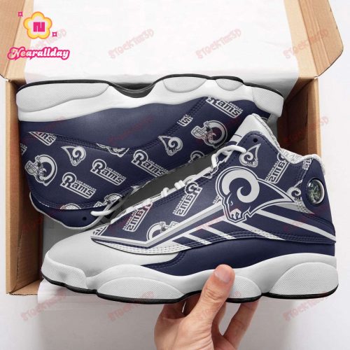 Los Angeles Rams Air Jordan 13 Sneaker Custom For Fans Gift