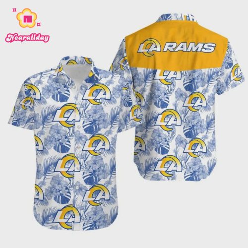 Los Angeles Rams Aloha Full 3d Hawaiian Shirt