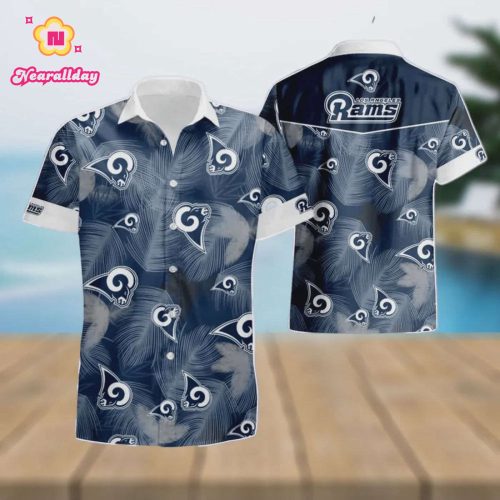 Los Angeles Rams Aloha VIntage Hawaiian Shirt