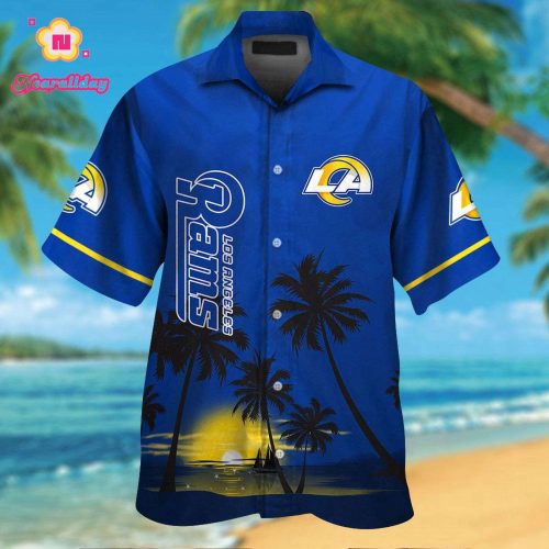 Los Angeles Rams Hawaiian Shirt Gift for Men Women #15