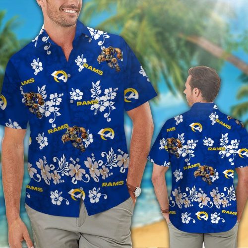 Los Angeles Rams Hawaiian Shirt Gift for Men Women #16