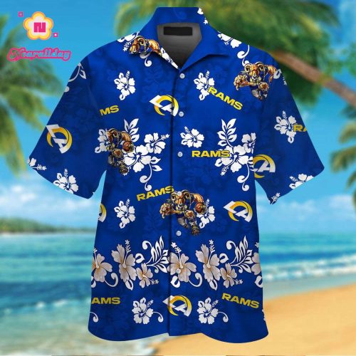 Los Angeles Rams Hawaiian Shirt Gift for Men Women #16