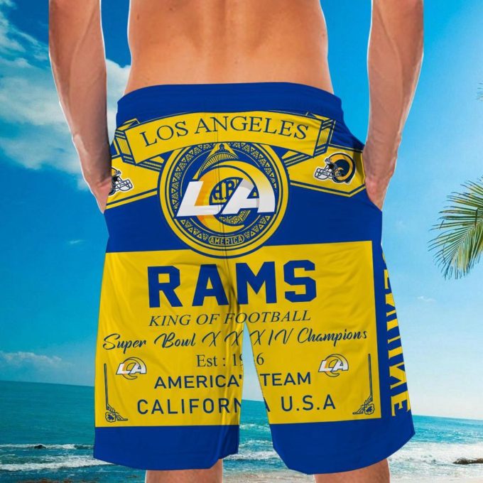 Los Angeles Rams Hawaiian Shirt Gift for Men Women #18