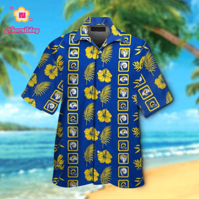 Los Angeles Rams Hawaiian Shirt Gift for Men Women #23