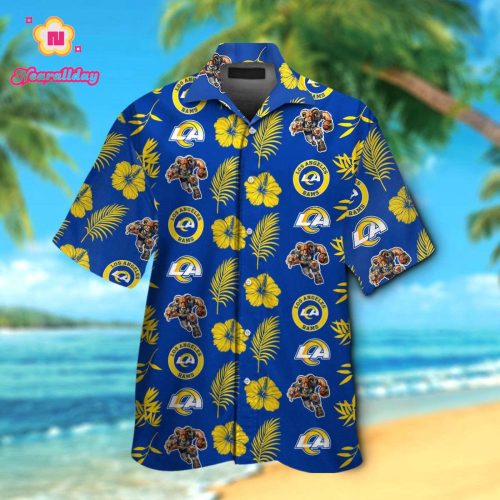 Los Angeles Rams Hawaiian Shirt Gift for Men Women #24