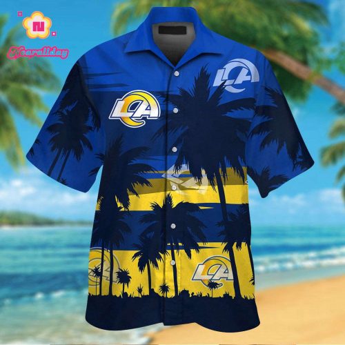 Los Angeles Rams Hawaiian Shirt Gift for Men Women #3