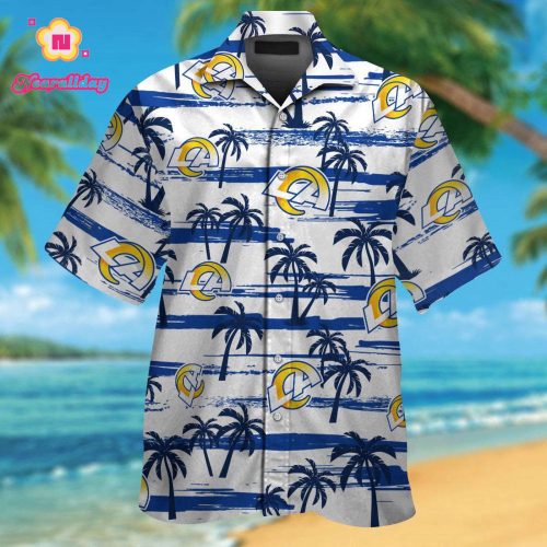 Los Angeles Rams Hawaiian Shirt Gift for Men Women #4