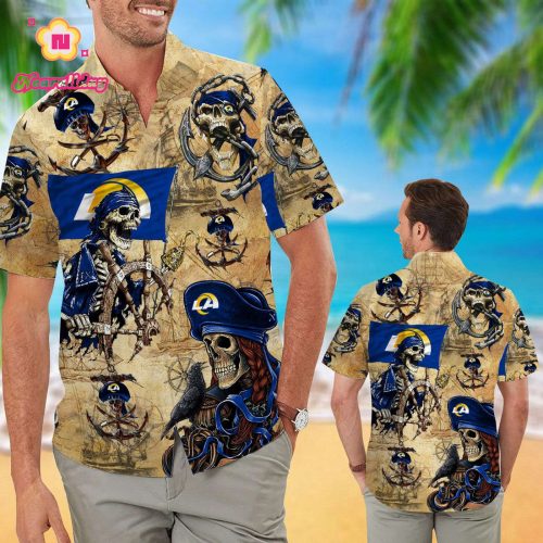 Los Angeles Rams Pirates Retro Hawaiian Shirt