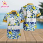 Los Angeles Rams Special Floral Tropical Team Hawaiian Shirt