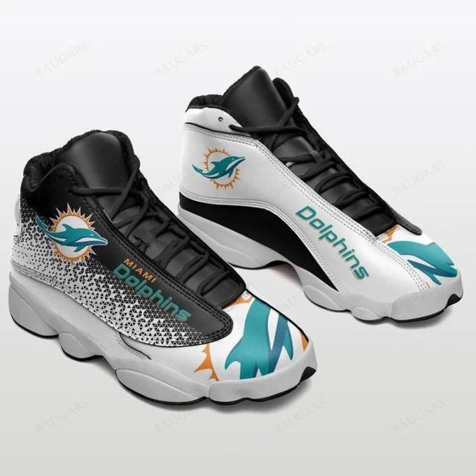 Miami Dolphins Air Jordan 13 Sneaker Custom For Fans Gift