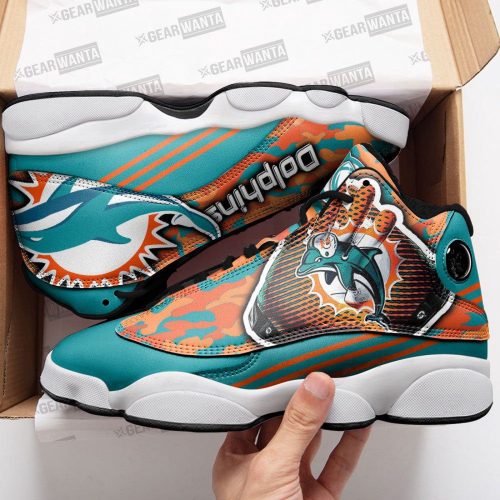 Miami Dolphins Air Jordan 13 Sneaker Custom For Fans Gift