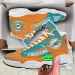 Miami Dolphins Air Jordan 13 Sneaker Custom For Fans Gift
