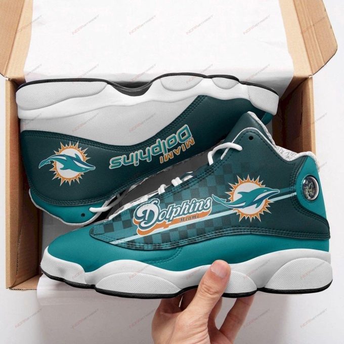 Miami Dolphins Air Jordan 13 Sneaker Custom For Fans Gift